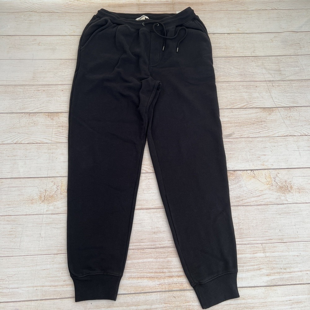 Goodthreads Men's Black Fleece Jogger Pant Size M